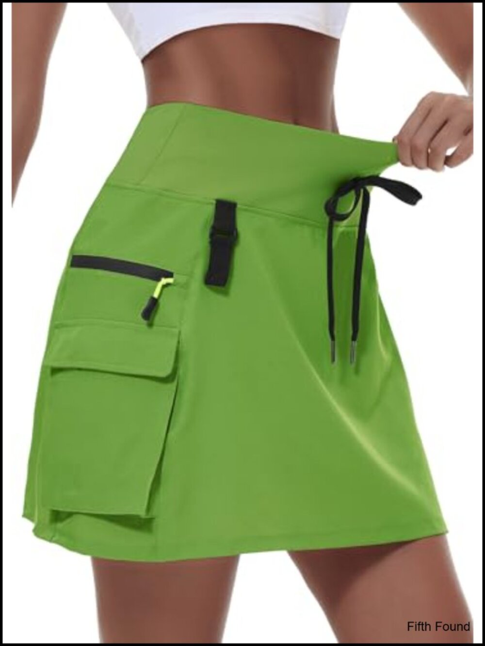 Women's Hiking Cargo Skort with Zipper Pockets